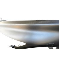 2011-2016 Honda CR-Z CRZ Fender Front Left/Driver Silver Metallic, 60260-SZT-G90ZZ, F052, OEM, 2011, 2012, 2013, 2014, 2015, 2016