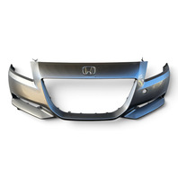 2011-2012 Honda CR-Z CRZ Front Bumper Cover Assembly Silver, 04711-SZT-A90ZZ, F052, OEM, 2011, 2012