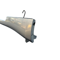 2011-2012 Honda CR-Z CRZ Rocker Panel Molding Left/Driver, Silver Metallic, 71850-SZT-G01ZD, F052, OEM, 2011, 2012