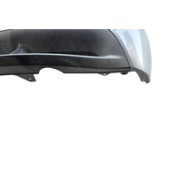 2011-2012 Honda CR-Z CRZ Rear Bumper Cover Assembly Silver Metallic, 04715-SZT-A90ZZ, F052, OEM, 2011, 2012