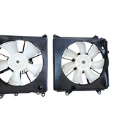2011-2016 Honda CR-Z CRZ A/C Radiator Cooling Fan Set w/ Shroud 38611-RBB-003, F052, OEM, 2011, 2012, 2013, 2014, 2015, 2016
