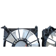 2011-2016 Honda CR-Z CRZ A/C Radiator Cooling Fan Set w/ Shroud 38611-RBB-003, F052, OEM, 2011, 2012, 2013, 2014, 2015, 2016