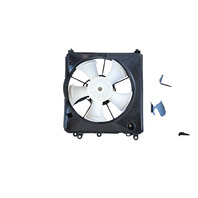 2011-2016 Honda CR-Z CRZ A/C Radiator Cooling Fan Set w/ Shroud 38611-RBB-003, F052, OEM, 2011, 2012, 2013, 2014, 2015, 2016