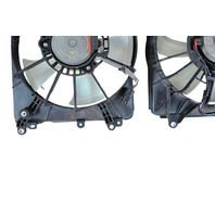 2011-2016 Honda CR-Z CRZ A/C Radiator Cooling Fan Set w/ Shroud 38611-RBB-003, F052, OEM, 2011, 2012, 2013, 2014, 2015, 2016