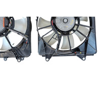 2011-2016 Honda CR-Z CRZ A/C Radiator Cooling Fan Set w/ Shroud 38611-RBB-003, F052, OEM, 2011, 2012, 2013, 2014, 2015, 2016