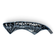2011-2015 Honda CR-Z CRZ Headlight Lamp Bumper Bracket Beam Left/Driver, F052, OEM, 2011, 2012, 2013, 2014, 2015