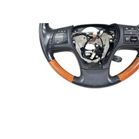 2010-2013 Lexus RX350 RX450h Wood Leather Steering Wheel, 45100-48390-C1, F053, OEM, 2010, 2011, 2012, 2013