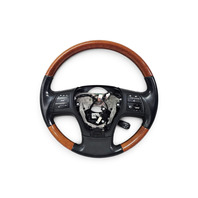 2010-2013 Lexus RX350 RX450h Wood Leather Steering Wheel, 45100-48390-C1, F053, OEM, 2010, 2011, 2012, 2013