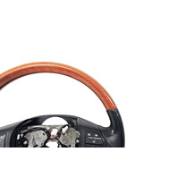 2010-2013 Lexus RX350 RX450h Wood Leather Steering Wheel, 45100-48390-C1, F053, OEM, 2010, 2011, 2012, 2013