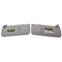 2010-2015 Lexus RX450H Left/Right Set Sun Visor Shield Gray 74320-0E020-B0, 74310-0E020-B0, F053, OEM, 2010, 2011, 2012, 2013, 2014, 2015