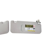 2010-2015 Lexus RX450H Left/Right Set Sun Visor Shield Gray 74320-0E020-B0, 74310-0E020-B0, F053, OEM, 2010, 2011, 2012, 2013, 2014, 2015