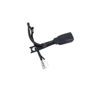 2010-2015 Lexus RX450H Front Right/Passenger Seat Belt Buckle Black, 73230-48340-C0, F053, OEM, 2010, 2011, 2012, 2013, 2014, 2015