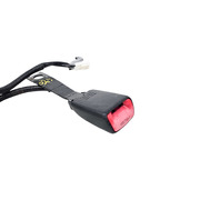 2010-2015 Lexus RX450H Front Right/Passenger Seat Belt Buckle Black, 73230-48340-C0, F053, OEM, 2010, 2011, 2012, 2013, 2014, 2015
