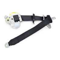 2010-2015 Lexus RX450H Seatbelt Rear Left/Driver Seat Belt Black 73370-48180-B1, F053, OEM, 2010, 2011, 2012, 2013, 2014, 2015