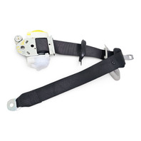 2010-2015 Lexus RX450H Seatbelt Rear Left/Driver Seat Belt Black 73370-48180-B1, F053, OEM, 2010, 2011, 2012, 2013, 2014, 2015