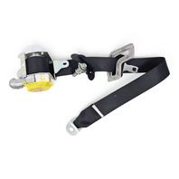 2010-2015 Lexus RX450H Seatbelt Rear Left/Driver Seat Belt Black 73370-48180-B1, F053, OEM, 2010, 2011, 2012, 2013, 2014, 2015