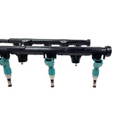 2010-2015 Lexus RX450H Fuel Rail Injector Assembly W/ 6 Injectors 23870-0P011, F053, OEM, 2010, 2011, 2012, 2013, 2014, 2015