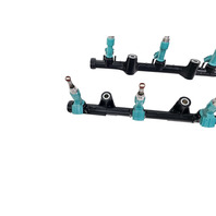 2010-2015 Lexus RX450H Fuel Rail Injector Assembly W/ 6 Injectors 23870-0P011, F053, OEM, 2010, 2011, 2012, 2013, 2014, 2015