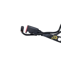 2010-2015 Lexus RX450H Front Left/Driver Seat Belt Buckle Black, 73230-0E040-C0, F053, OEM, 2010, 2011, 2012, 2013, 2014, 2015
