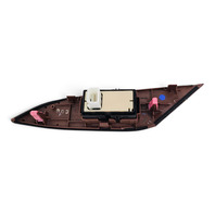 2010-2015 Lexus RX350 RX450h LH Rear Door Wood Window Switch Bezel, 74272-48050-E0, F053, OEM, 2010, 2011, 2012, 2013, 2014, 2015