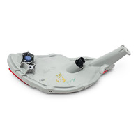 2010-2015 Lexus RX350 RX450h LH Driver Rear Bumper Side Marker Light, 81490-0E010, F053, OEM, 2010, 2011, 2012, 2013, 2014, 2015