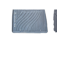 2010-2012 Lexus RX450H Front All Weather Rubber Floor Mats Left Right, PT908-48102-02, F053, OEM, 2010, 2011, 2012