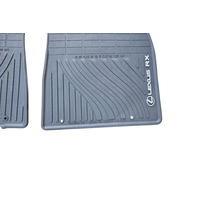 2010-2012 Lexus RX450H Front All Weather Rubber Floor Mats Left Right, PT908-48102-02, F053, OEM, 2010, 2011, 2012