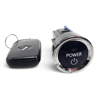 2010-2015 Lexus RX450H Power Push Start Switch Keyless Smart Key FOB Key Remote w/ Key 89611-75034, 89904-48491, F053, OEM, 2010, 2011, 2012, 2013, 2014, 2015