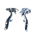 2010-2015 Lexus RX450H Hood Hinge Hinges Set Left & Right Side Black, 53410-48090, F053, OEM, 2010, 2011, 2012, 2013, 2014, 2015