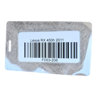 2010-2013 Lexus RX450H Fender Cover Liner, Front Left/Driver 53806-0E020, F053, OEM, 2010, 2011, 2012, 2013
