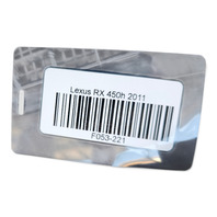 2010-2015 Lexus RX450H Cowl/Dash Louver 55708-48081, F053, OEM, 2010, 2011, 2012, 2013, 2014, 2015