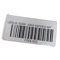 2001-2005 Lexus IS300 Steering Column W/ Ignition Lock Key, 45250-53011, F054, OEM, 2001, 2002, 2003, 2004, 2005