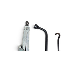 2001-2005 Lexus IS300 Spare Tire Tool Set Kit Jack Assembly Wrench 3 Piece 09111-02020, F054, OEM, 2001, 2002, 2003, 2004, 2005