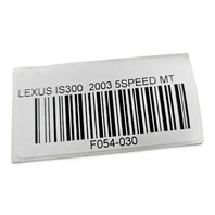 2001-2005 Lexus IS300 Overhead Console Map Light Rear Center Gray 81240-12060-B6, F054, OEM, 2001, 2002, 2003, 2004, 2005