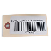 2001-2005 Lexus IS300 Low/High Note Horn Assembly Set, 86520-51010, F054, OEM, 2001, 2002, 2003, 2004, 2005