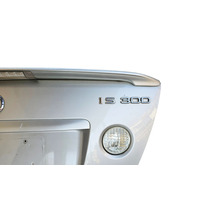 2001-2005 Lexus IS300 Trunk Lid Deck Lid W/ Rear Spoiler Silver Metallic, 64401-53080, F054, OEM, 2001, 2002, 2003, 2004, 2005