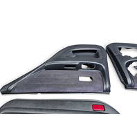 2002-2004 Lexus IS300 Black Leather Suede Complete Seat Door Panel Interior Set, F054, OEM, 2002, 2003, 2004