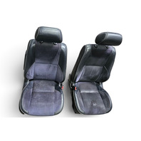 2002-2004 Lexus IS300 Black Leather Suede Complete Seat Door Panel Interior Set, F054, OEM, 2002, 2003, 2004