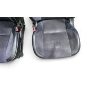 2002-2004 Lexus IS300 Black Leather Suede Complete Seat Door Panel Interior Set, F054, OEM, 2002, 2003, 2004