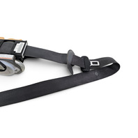 2012-2016 Honda CR-Z CRZ Seat Belt Front Left/Driver Black, 04818-SZT-A01ZC, F055, OEM, 2012, 2013, 2014, 2015, 2016