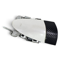 2011-2015 Honda CR-Z CRZ Exterior Door Handle Front Right/Passenger Platinum White, 72141-SZT-G01ZC, F055, OEM, 2011, 2012, 2013, 2014, 2015