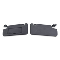2012-2016 Honda CR-Z CRZ Sun Shade Visor Left/Right Set Gray/Grey, 83230-SZT-A21ZB, 83280-SZT-A21ZB, F055, OEM, 2012, 2013, 2014, 2015, 2016