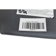 2012-2016 Honda CR-Z CRZ Sun Shade Visor Left/Right Set Gray/Grey, 83230-SZT-A21ZB, 83280-SZT-A21ZB, F055, OEM, 2012, 2013, 2014, 2015, 2016