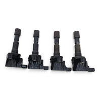 2011-2016 Honda CR-Z CRZ Ignitor Ignition Coil Plug Set (4) 30520-RB0-S01, F055, OEM, 2011, 2012, 2013, 2014, 2015, 2016
