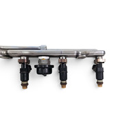 2011-2016 Honda CR-Z CRZ Air Assist Fuel Gas Injector w/ Rail 16620-RTW-003, F055, OEM, 2011, 2012, 2013, 2014, 2015, 2016