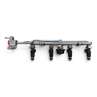 2011-2016 Honda CR-Z CRZ Air Assist Fuel Gas Injector w/ Rail 16620-RTW-003, F055, OEM, 2011, 2012, 2013, 2014, 2015, 2016