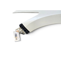 2011-2016 Honda CR-Z CRZ Fender Front Left/Driver White, 60260-SZT-G90ZZ, F055, OEM, 2011, 2012, 2013, 2014, 2015, 2016