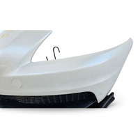 2013-2015 Honda CR-Z CRZ Front Bumper Cover Assembly White, 04711-SZT-A80ZZ, F055, OEM, 2013, 2014, 2015
