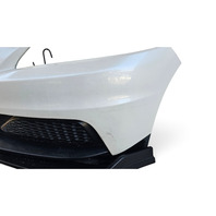2013-2015 Honda CR-Z CRZ Front Bumper Cover Assembly White, 04711-SZT-A80ZZ, F055, OEM, 2013, 2014, 2015