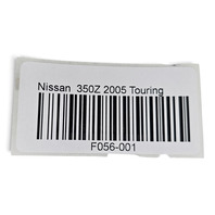 2003-2008 Nissan 350Z Upper Dash Panel Trim Right/Passenger SRS Airbag Black 68109-CD00A, F056, OEM, 2003, 2004, 2005, 2006, 2007, 2008